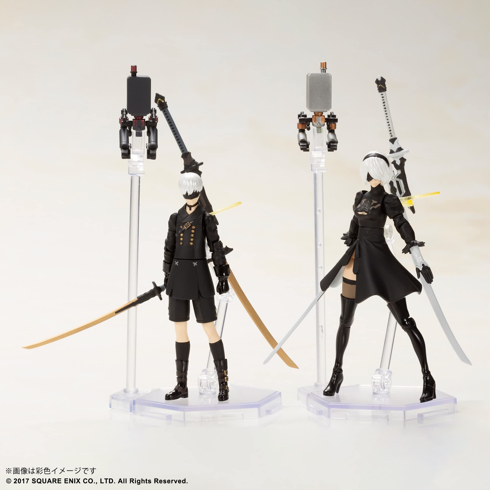 Amazon | スクウェア・エニックス NieR オートマタ 2B & 9S プラモデル